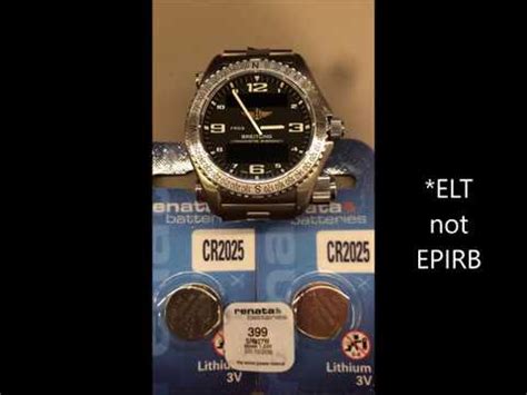 breitling batteriewechsel preis|Breitling emergency 1 elt battery.